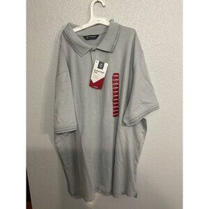 Member’s Mark Stretch Pique Polo, Classic Fit X-Large, Gray, Brand New With Tags